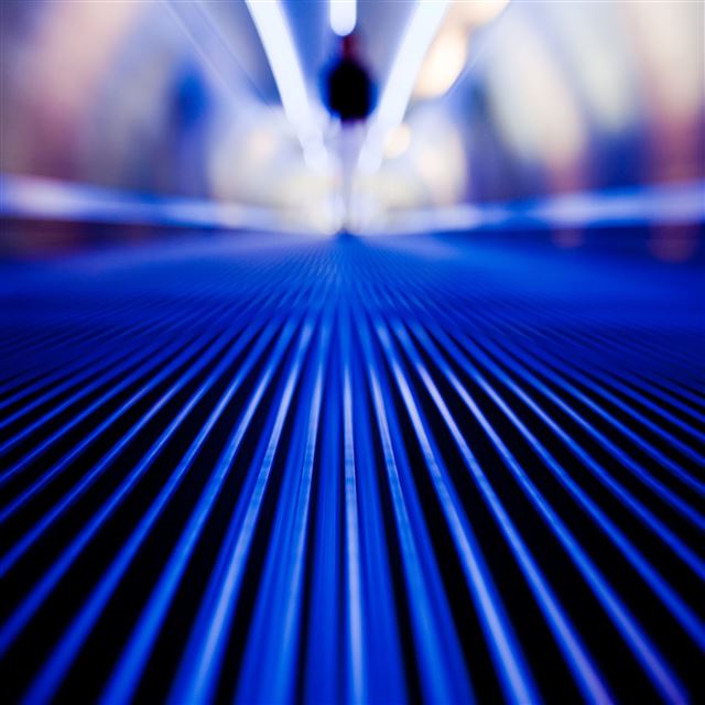 2048x2048 Blue vegas - bokeh iPad Air Wallpaper