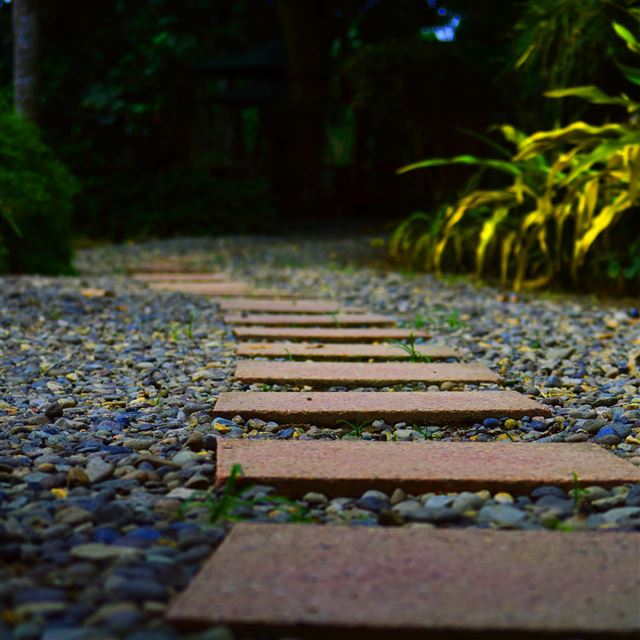 2048x2048 A slab of stone road - road iPad Air Wallpaper