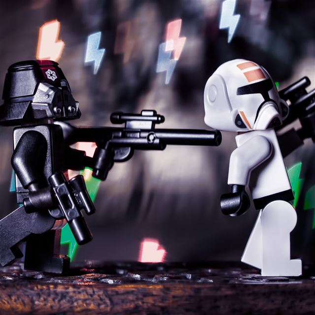 2048x2048 The Thunderbolt Passage - robot iPad Air Wallpaper