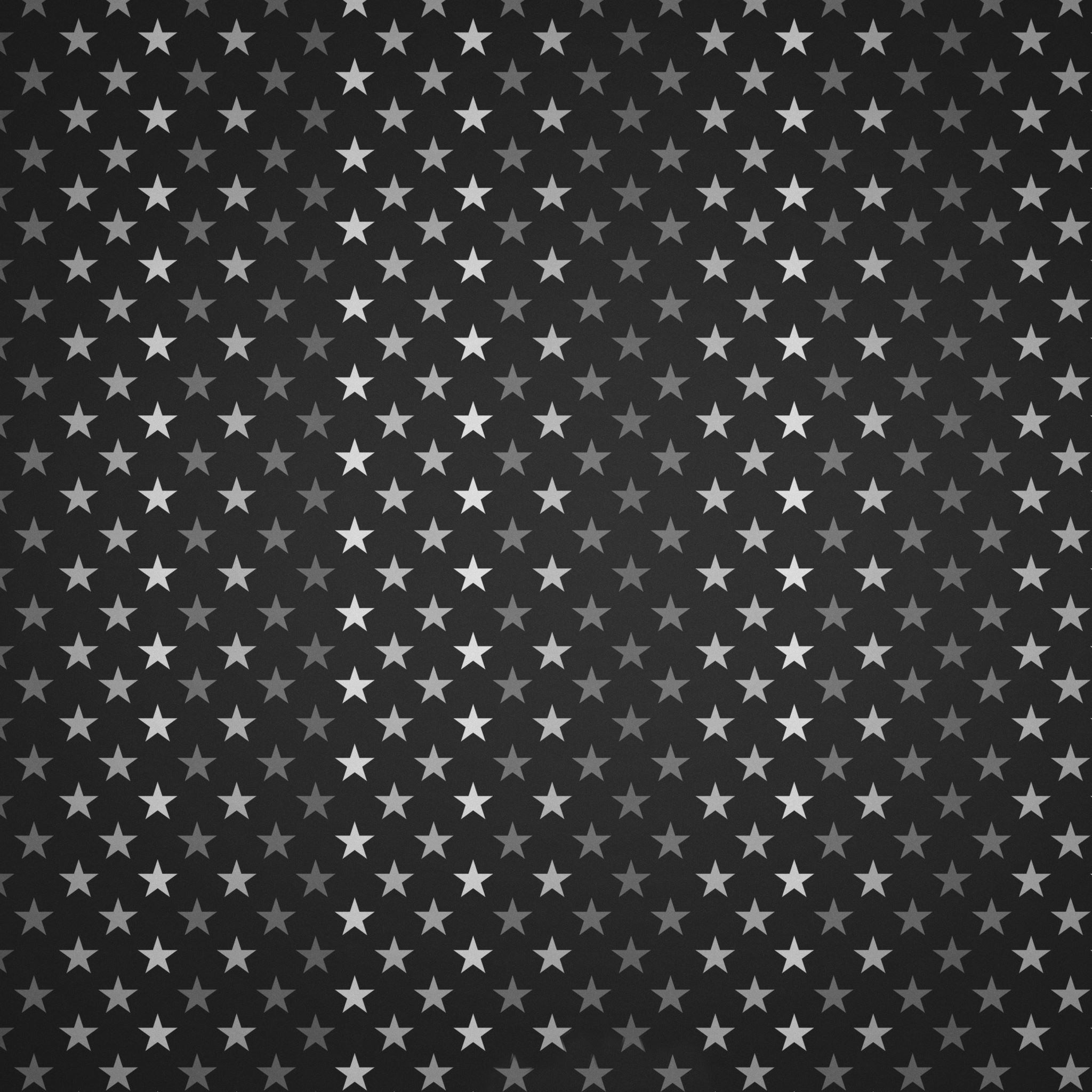 Stars pattern black and white iPad Air wallpaper 
