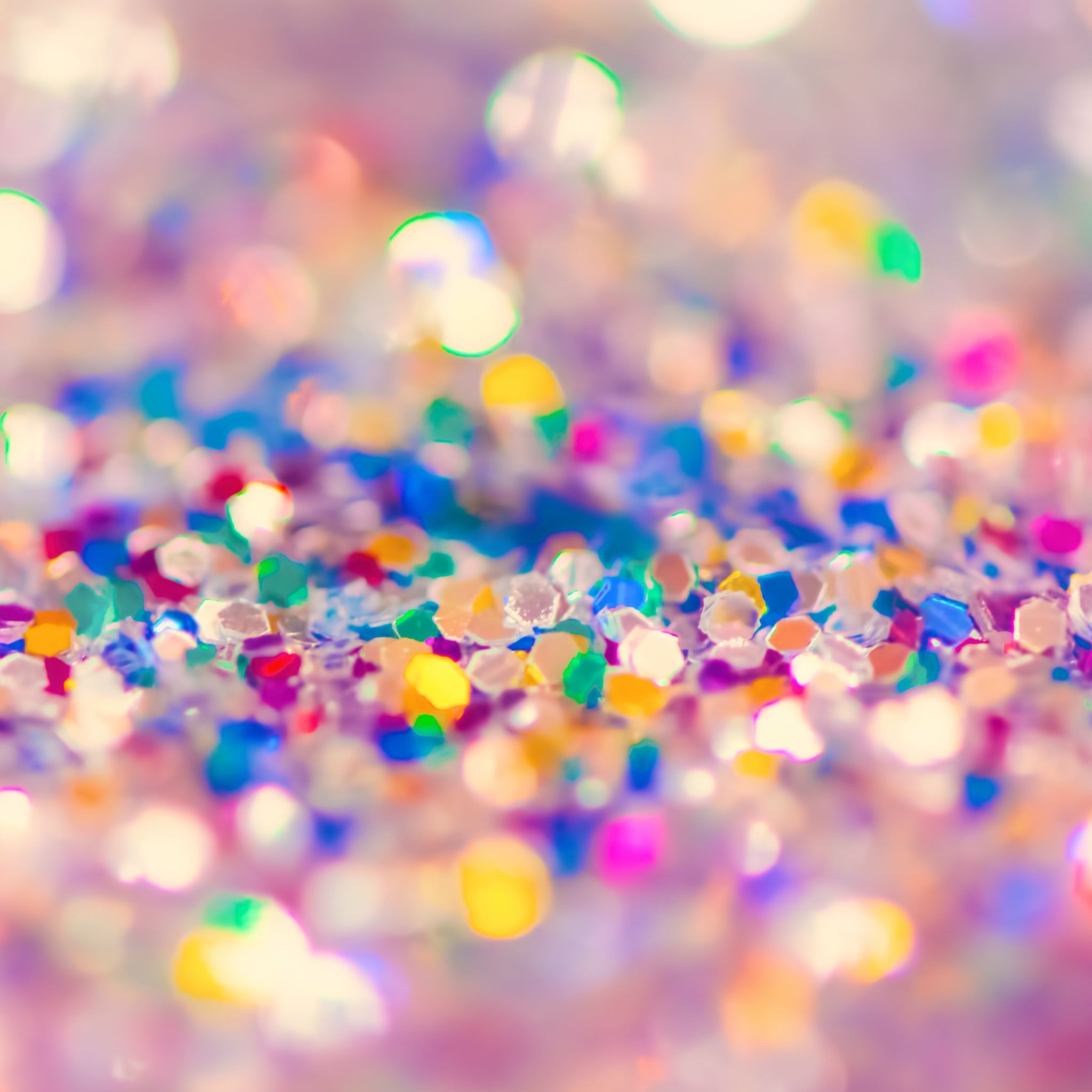 Pastel Rainbow Glitter Background · Creative Fabrica