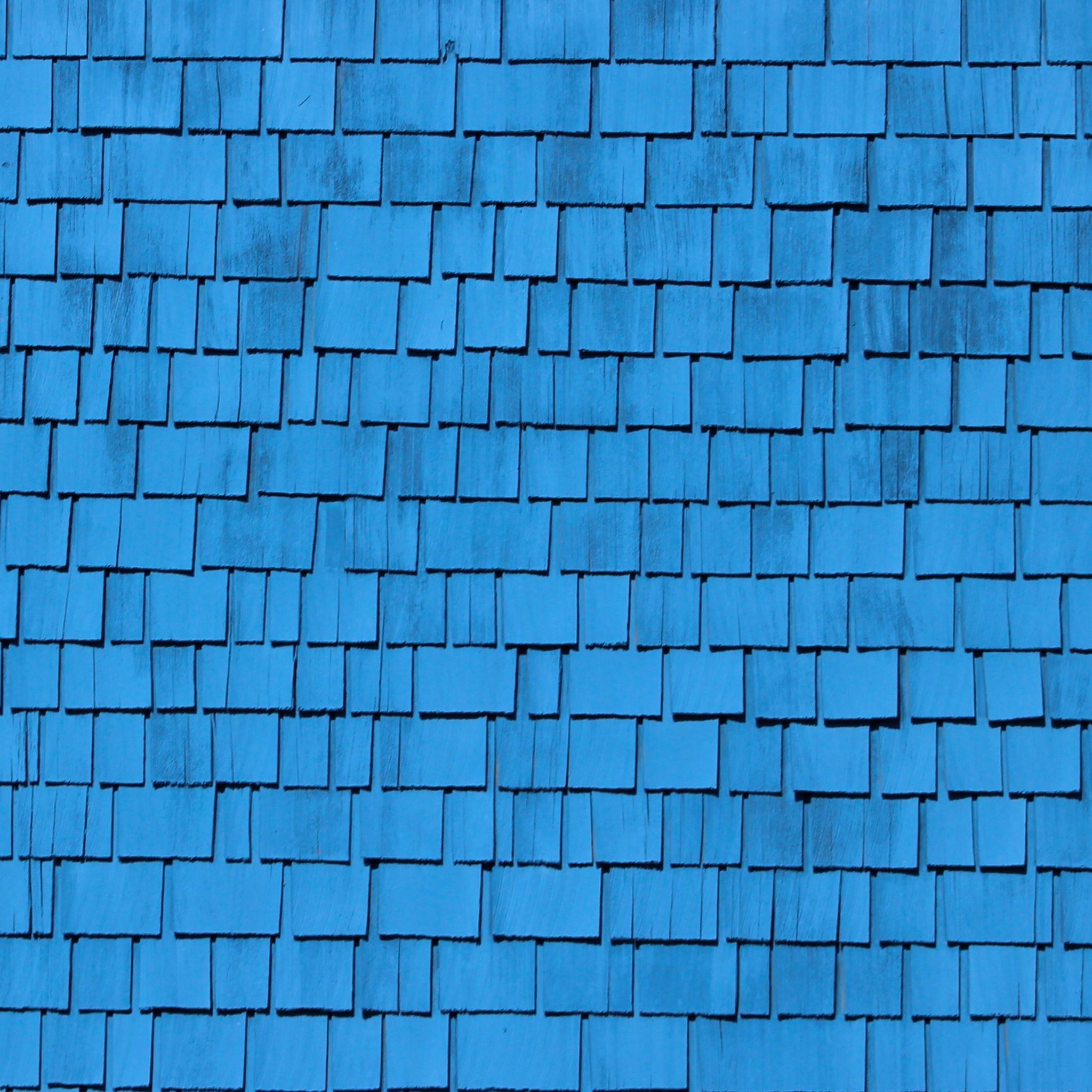 Blue roof iPad Air wallpaper 
