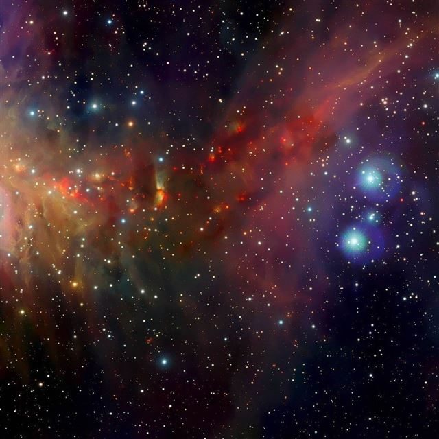 2048x2048 Colorful Nebula - colorful iPad Air Wallpaper