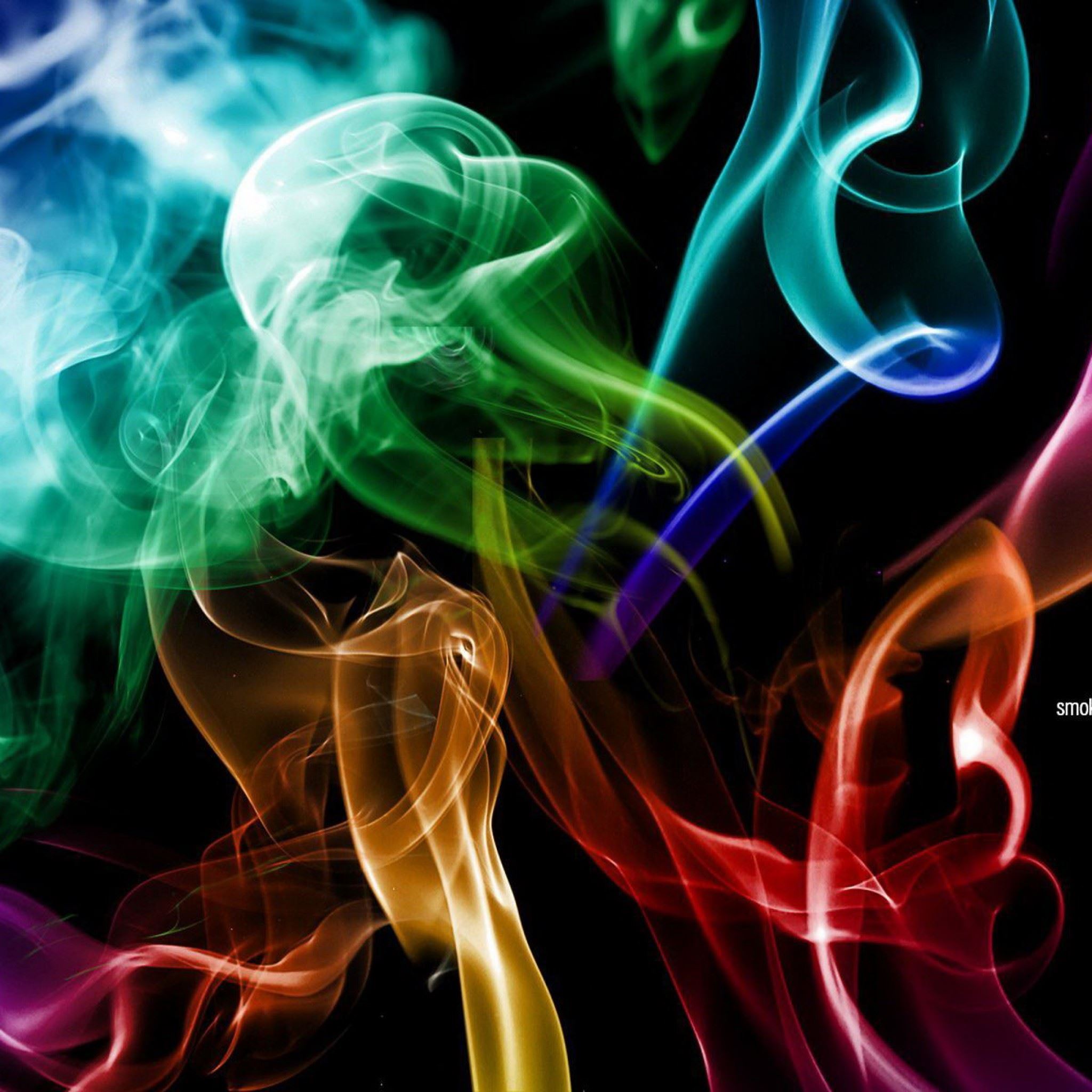 Smoke Colors iPad Air wallpaper 