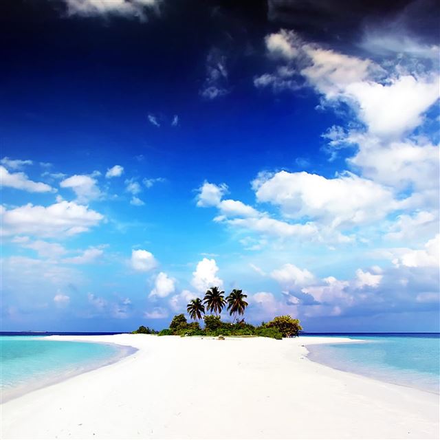 2048x2048 Island - cloud iPad Air Wallpaper
