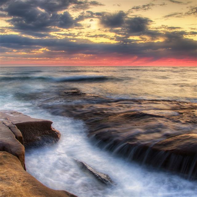2048x2048 Southern california shore - shore iPad Air Wallpaper