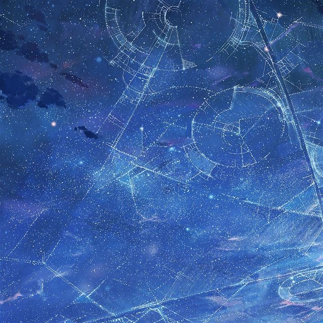 2048x2048 Constellations - light iPad Air Wallpaper