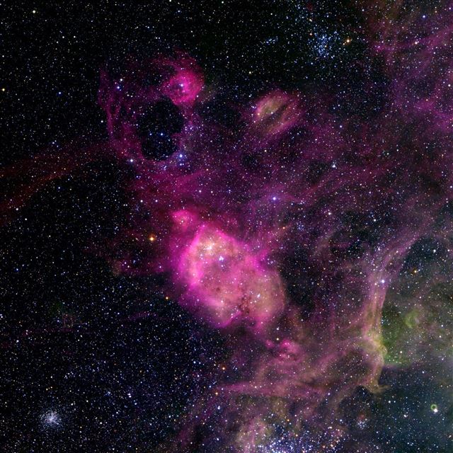 2048x2048 Space Nebula - outer space iPad Air Wallpaper