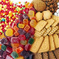 Candies Cookies Nuts wallpaper