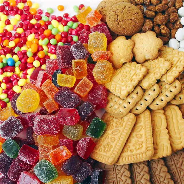 2048x2048 Candies Cookies Nuts -  iPad Air Wallpaper