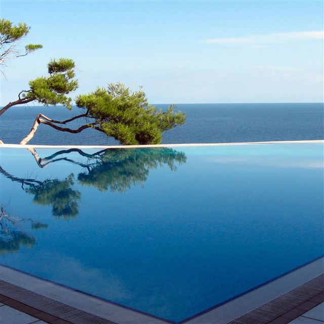 2048x2048 Sea View Rock - rock iPad Air Wallpaper