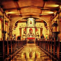 Architecture St James The Apostle Church In The Philippines wallpaper