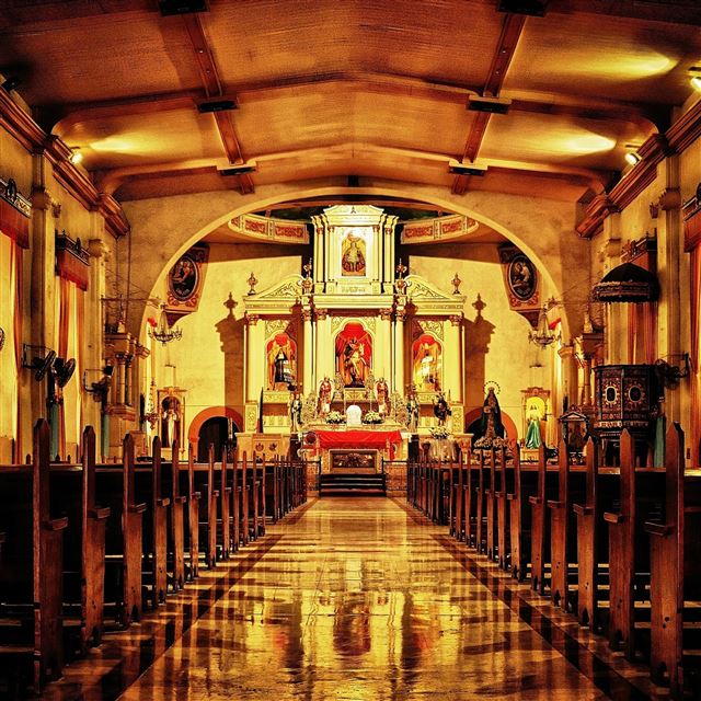 2048x2048 Architecture St James The Apostle Church In The Philippines - architecture iPad Air Wallpaper