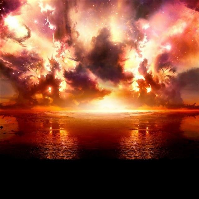 2048x2048 Mountains Landscapes Outer Space - outer space iPad Air Wallpaper
