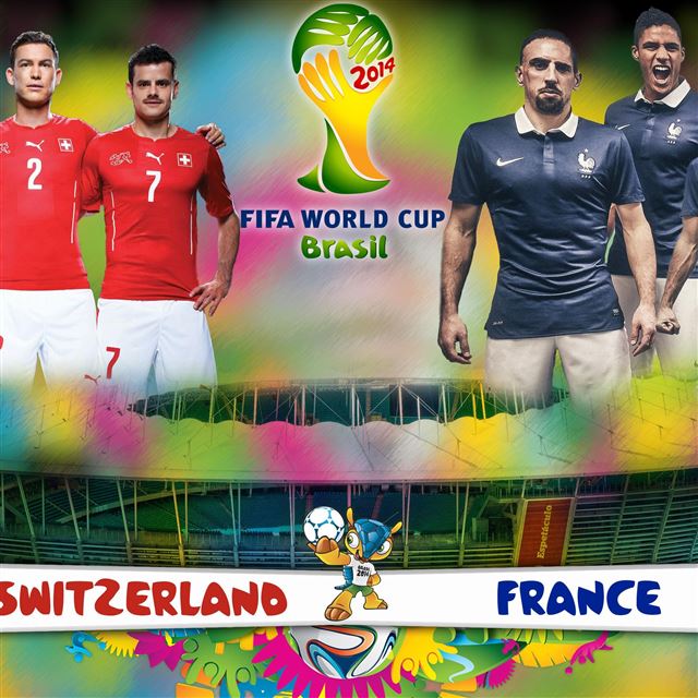 2048x2048 Switzerland Vs France 2014 World Cup Group E Football Match -  iPad Air Wallpaper
