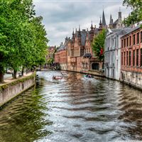 Countryside Canal wallpaper