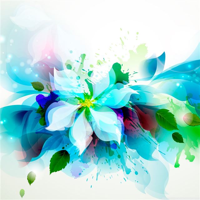 2048x2048 Abstract Flower  - flower iPad Air Wallpaper