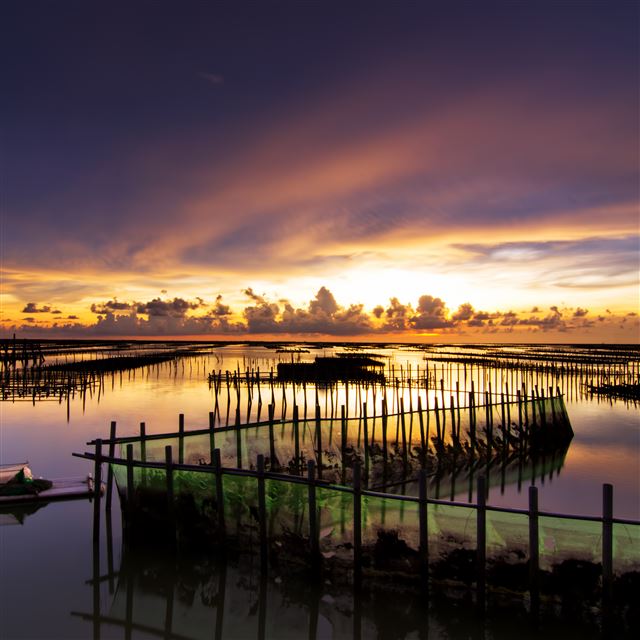 2048x2048 The Qigu Lagoon Nature View - view iPad Air Wallpaper