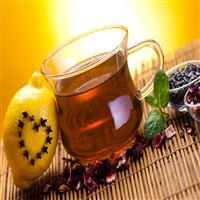Fresh Relaxing Lemon Tea Drink  wallpaper