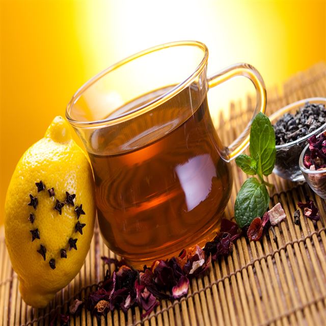 1024x1024 Fresh Relaxing Lemon Tea Drink  -  iPad Air Wallpaper