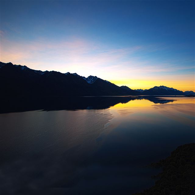 2048x2048 Beautiful Sunset At Lake Wakatipu New Zealand - beautiful iPad Air Wallpaper