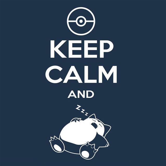 2048x2048 Funny Keep Calm And Sleepy -  iPad Air Wallpaper