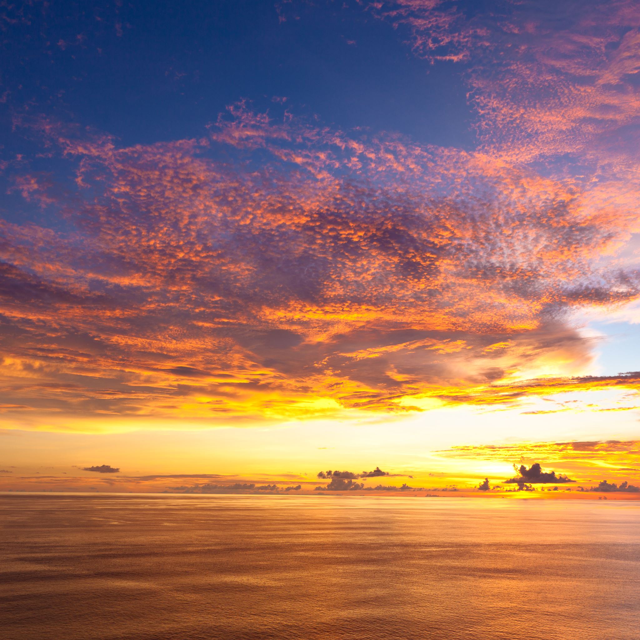 Bali Island Sunset iPad Air wallpaper 