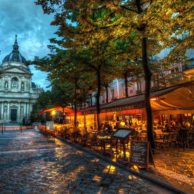 2048x2048 Sorbonne City Street - view iPad Air Wallpaper