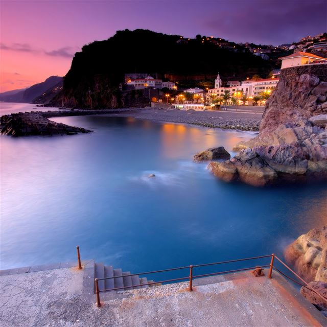 2048x2048 Sandy Beach Landscape - landscape iPad Air Wallpaper