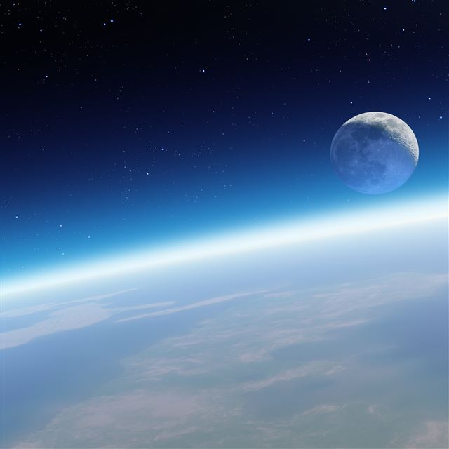 2048x2048 Pure Fantasy Outer Space -  iPad Wallpaper