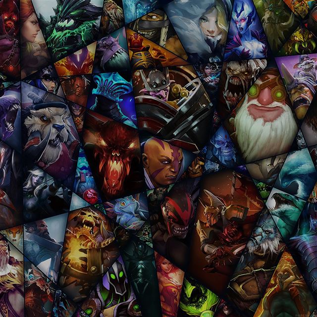 2048x2048 Lol Art Chracters Illust Game - popular iPad Air Wallpaper