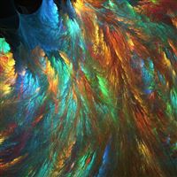 Abstract Autumn Peacock wallpaper