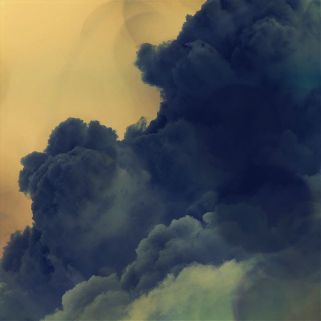 2048x2048 Sky Cloud Green Yellow Flare Nature Clear - clouds iPad Air Wallpaper