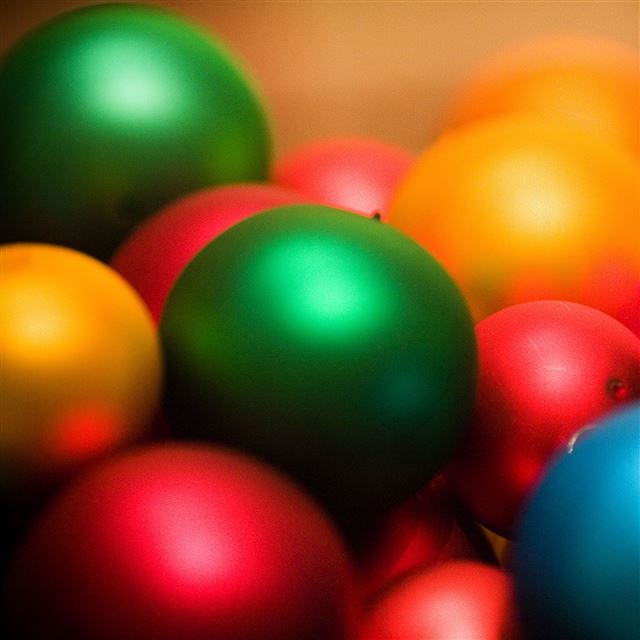 2048x2048 Happy Festival Colored Balls -  iPad Air Wallpaper