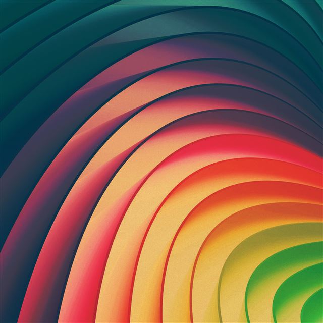 2048x2048 Abstract Rainbow Stripe Background - black iPad Air Wallpaper