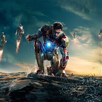 Iron Man 3 Water Fight wallpaper