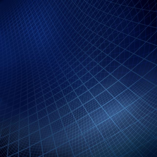 2048x2048 Blue Curved Grid Pattern -  iPad Air Wallpaper