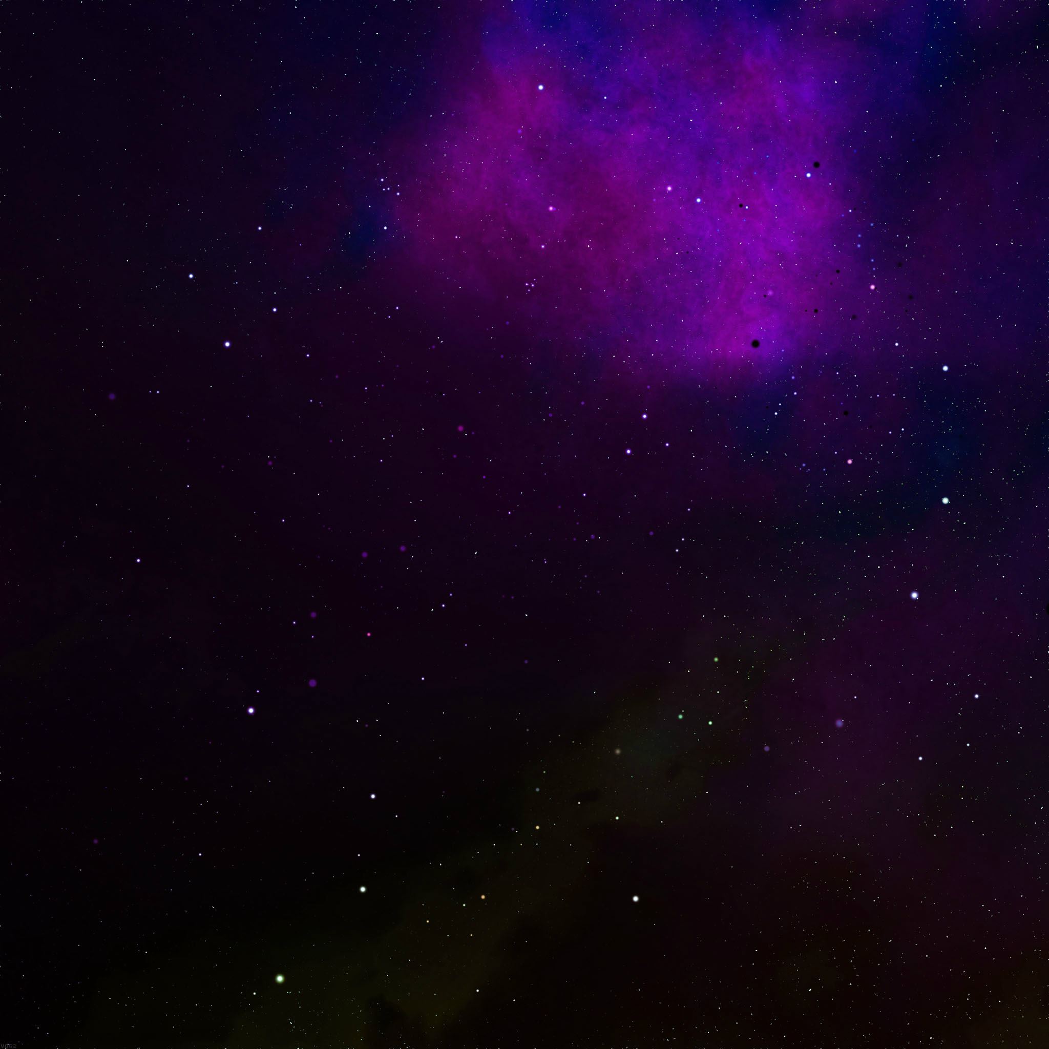Frontier Galaxy Space Colorful Star Nebula iPad Air wallpaper 