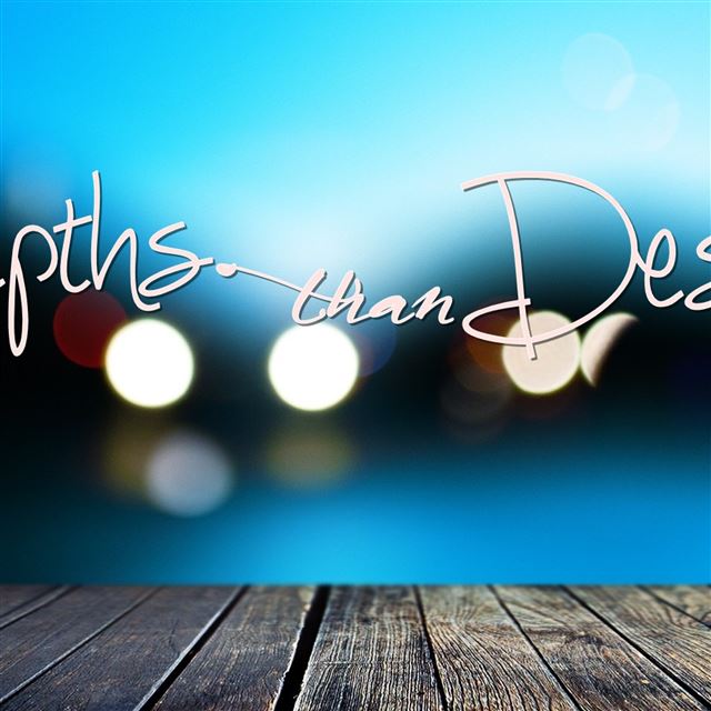 2048x2048 Depths Than Desire - bokeh iPad Air Wallpaper
