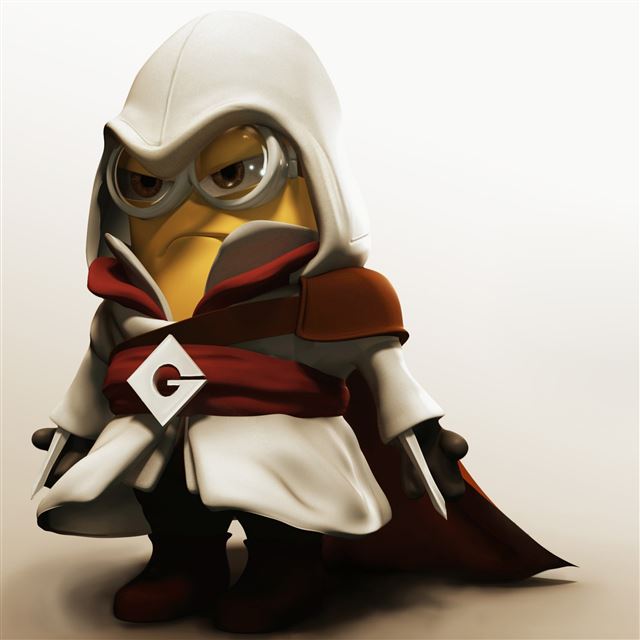 2048x2048 Funny Assassin Creed Minion -  iPad Wallpaper