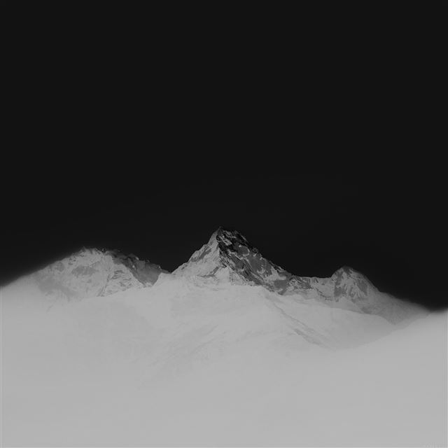 2048x2048 Mountain White High Sky Nature Rocky -  iPad Air Wallpaper