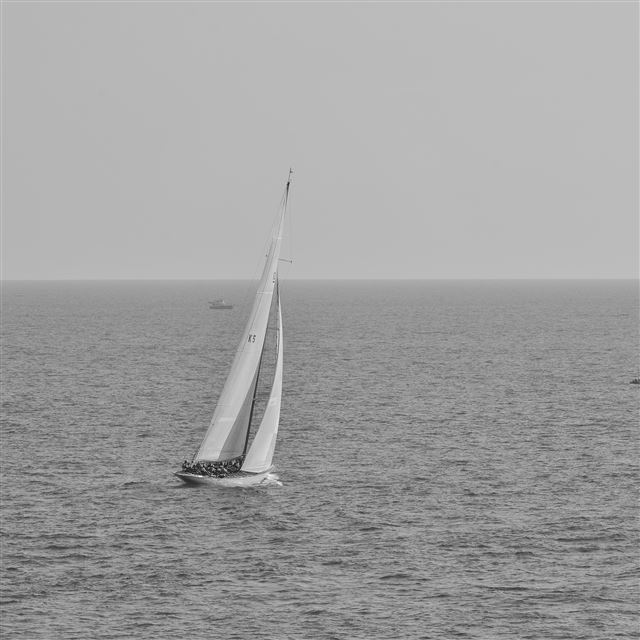 2048x2048 Nature Dark Ocean Sea Shipping Boat - ship iPad Air Wallpaper
