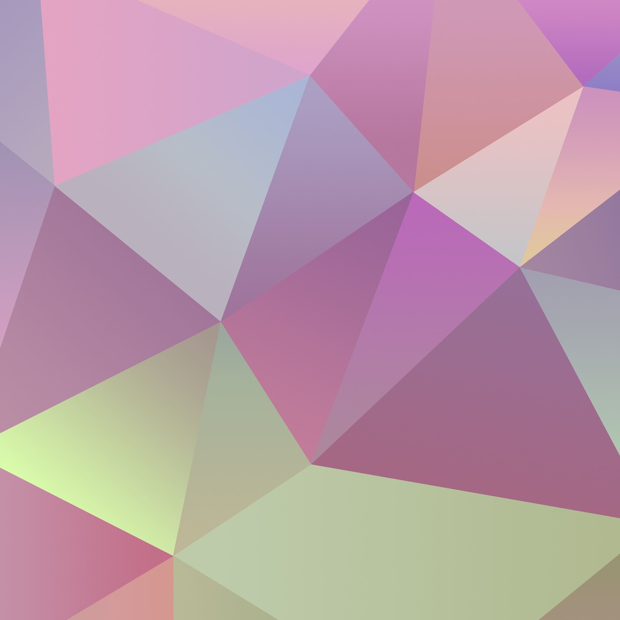 Colorful Folded Triangles iOS 7 Pattern Background iPad Air wallpaper 