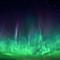 Wonderful Northern Aurora Lights Skyscape Space View wallpaper