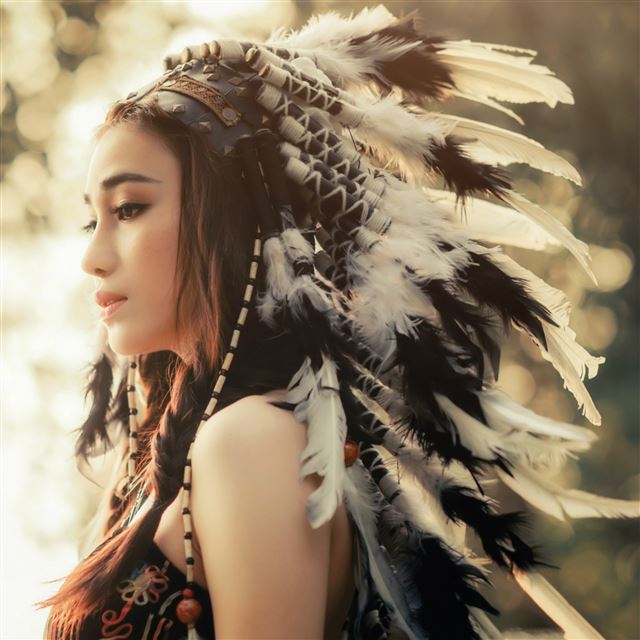 2048x2048 Woman Oriental Telasm - woman iPad Air Wallpaper