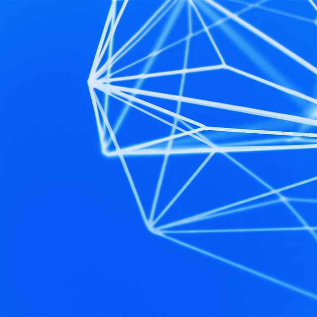 2048x2048 Simple Design Deco Blue Pattern - simple iPad Air Wallpaper