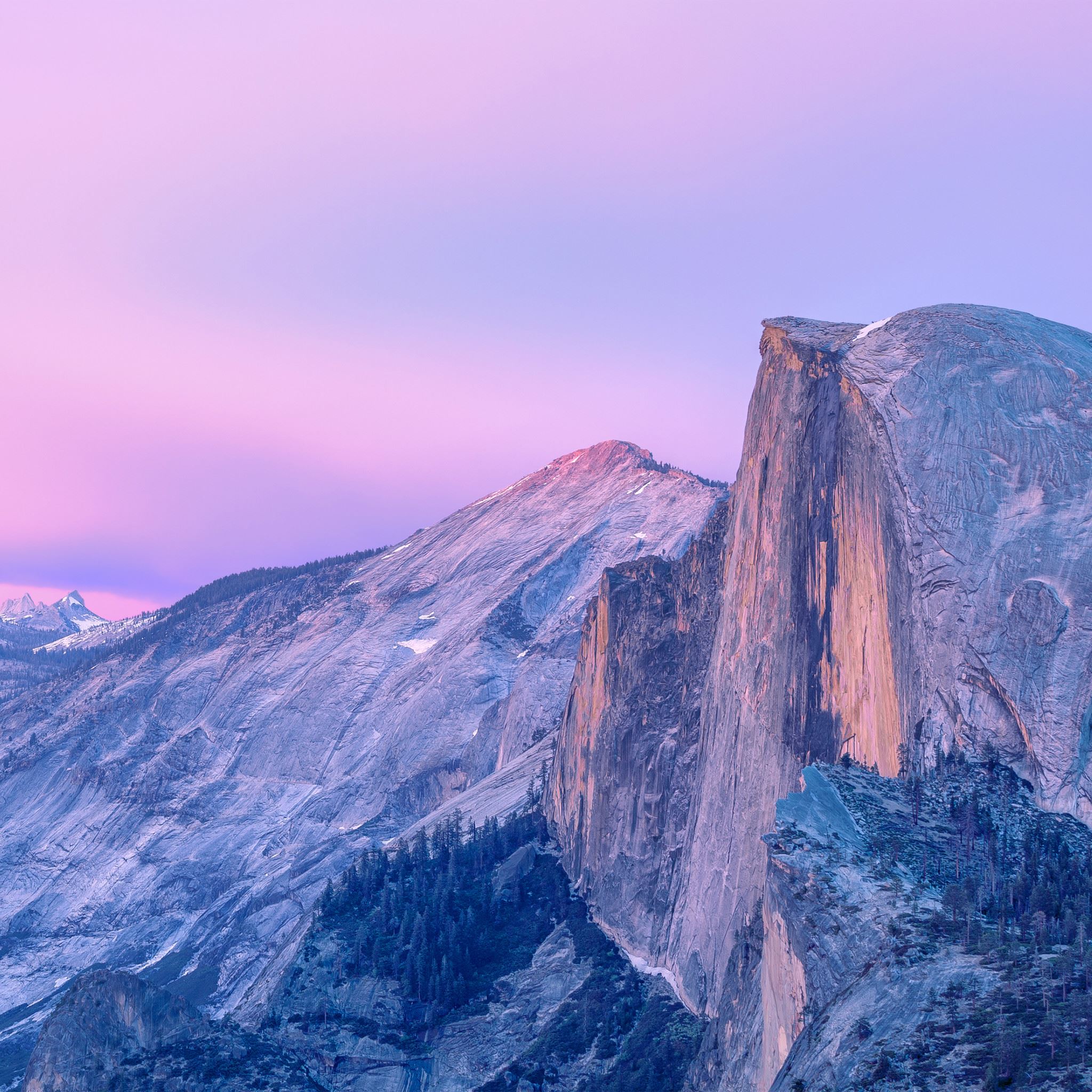 Purple Magnificent Mountains Landscape iPad Air wallpaper 