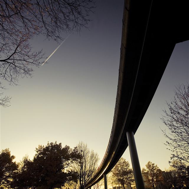 2048x2048 Boston Bridge Skyveiw Photo - skyscape iPad Air Wallpaper