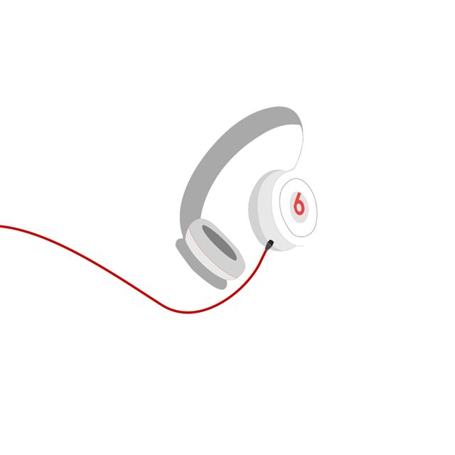 2048x2048 Music Beats Earphone Simple -  iPad Air Wallpaper