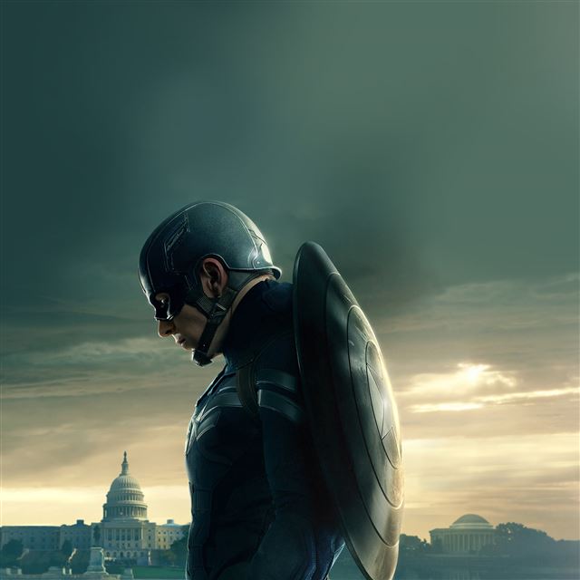 2048x2048 Captain America Sad Hero Film Marvel -  iPad Air Wallpaper